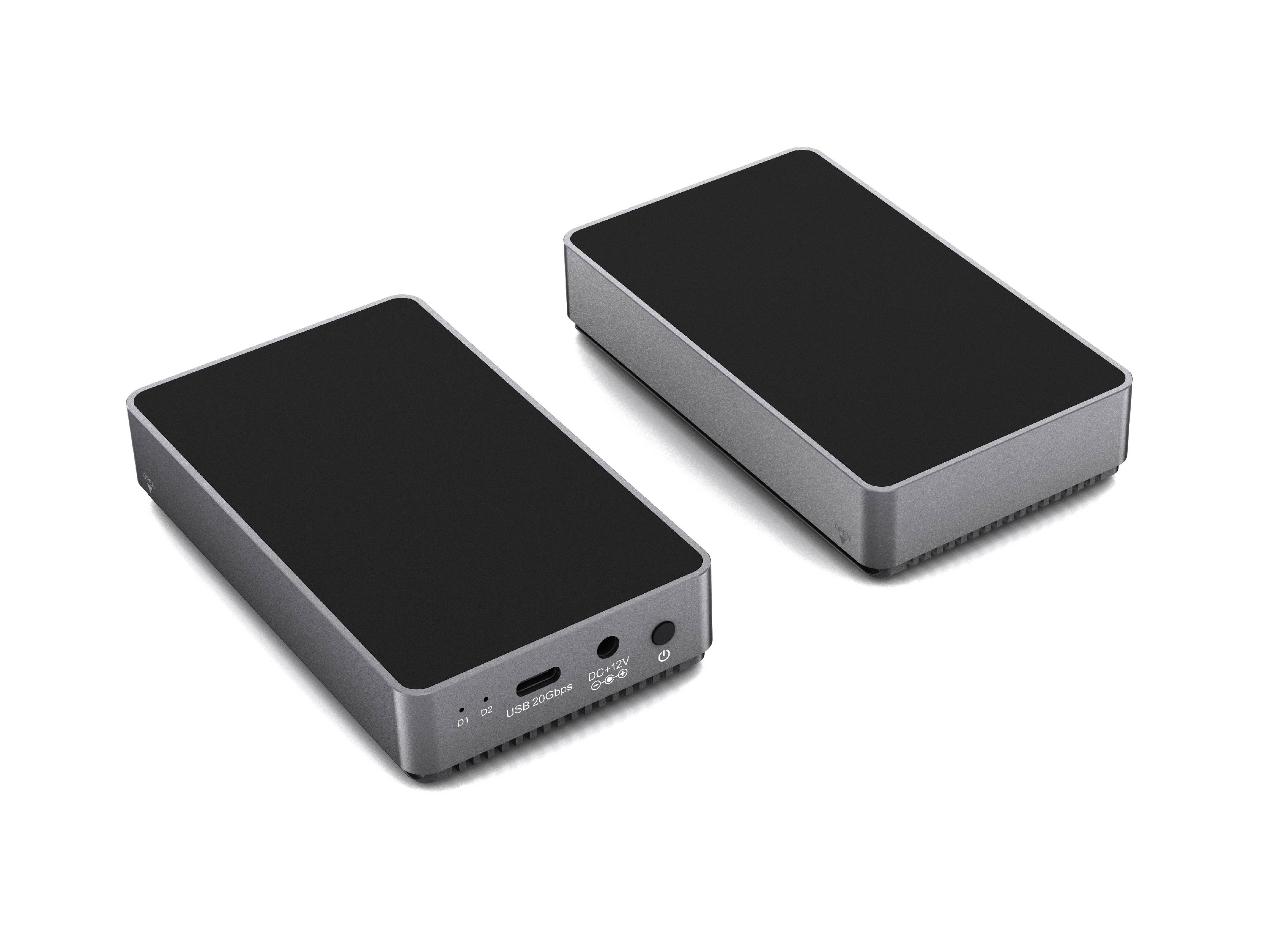 USB-20G 雙槽 RAID M.2 NVMe 外接盒